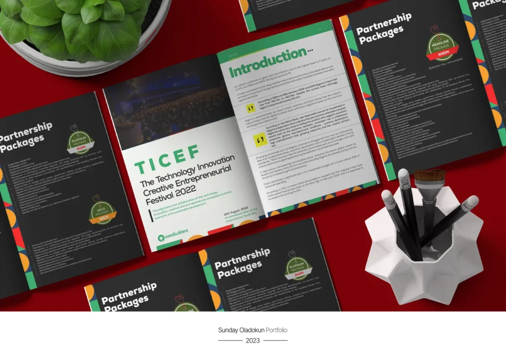 TICEF Conference — Sunday Oladokun: event branding and collateral