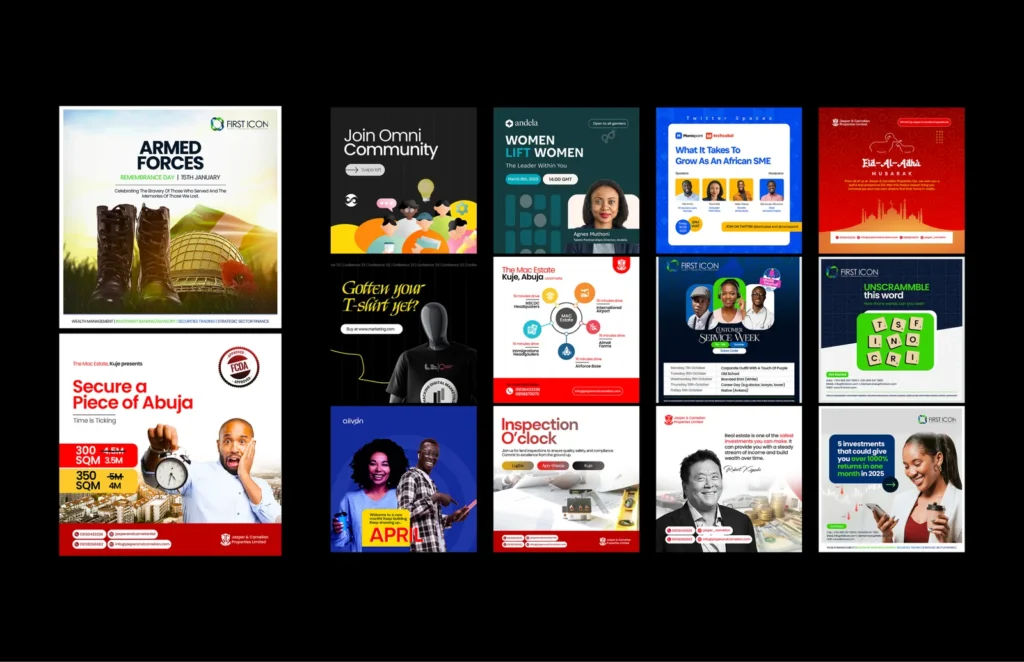 Marketing Flyers — Sunday Oladokun: social and campaign flyer design