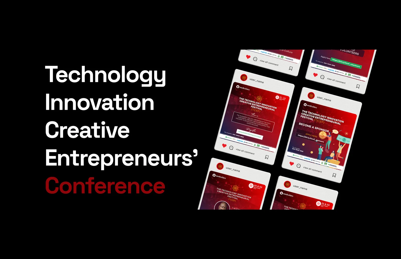 TICEF Conference — Sunday Oladokun: event branding and collateral