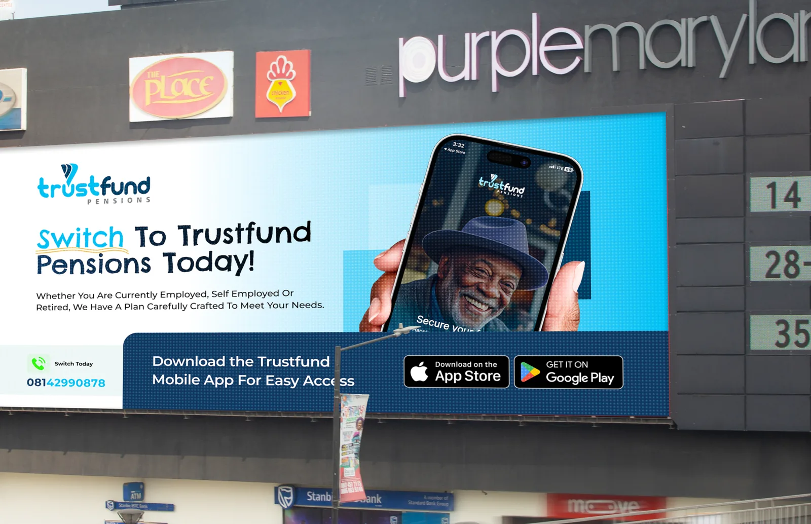 Out-of-Home & Print — out-of-home and print design by Sunday Oladokun